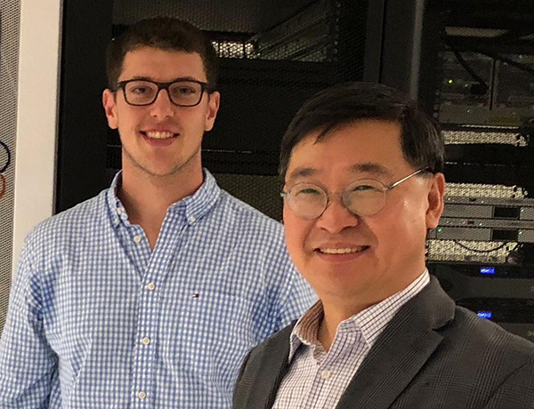 Professor Yuefan Deng and Student