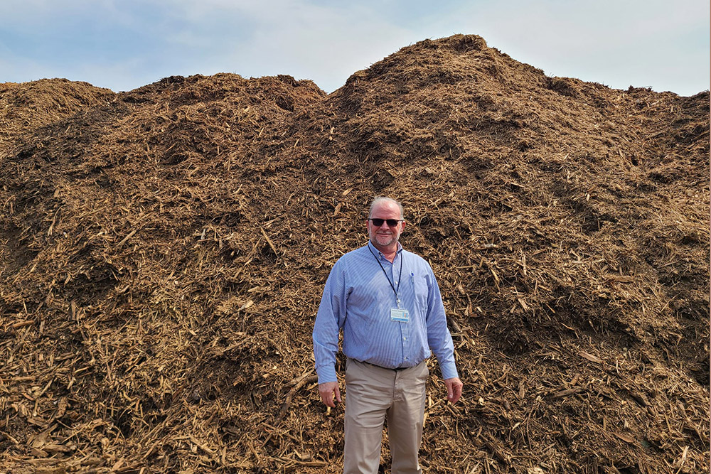 image of a pile of mulch