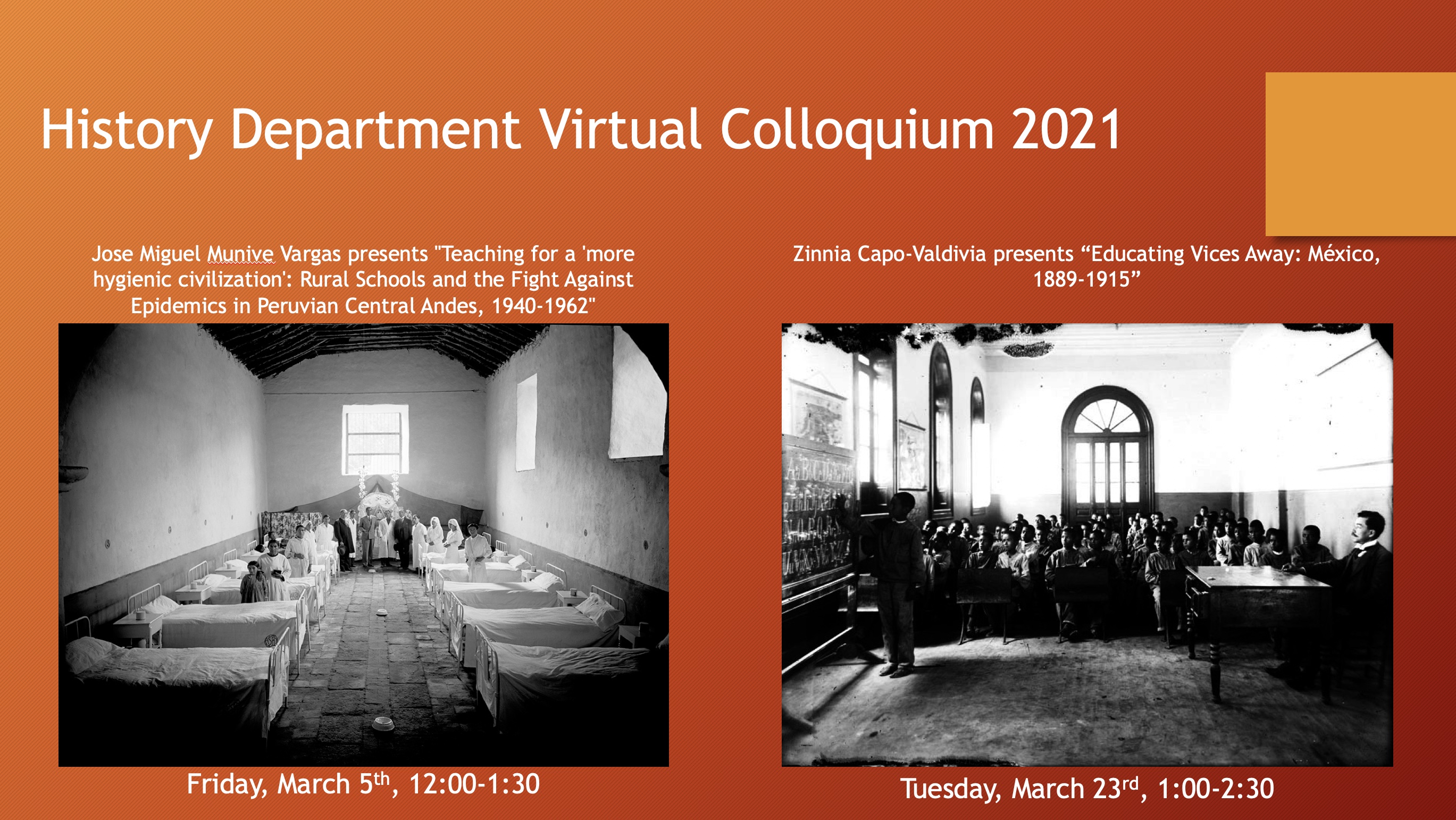 Spring 21 Colloquia