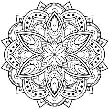 Coloring Sheet- Mandala