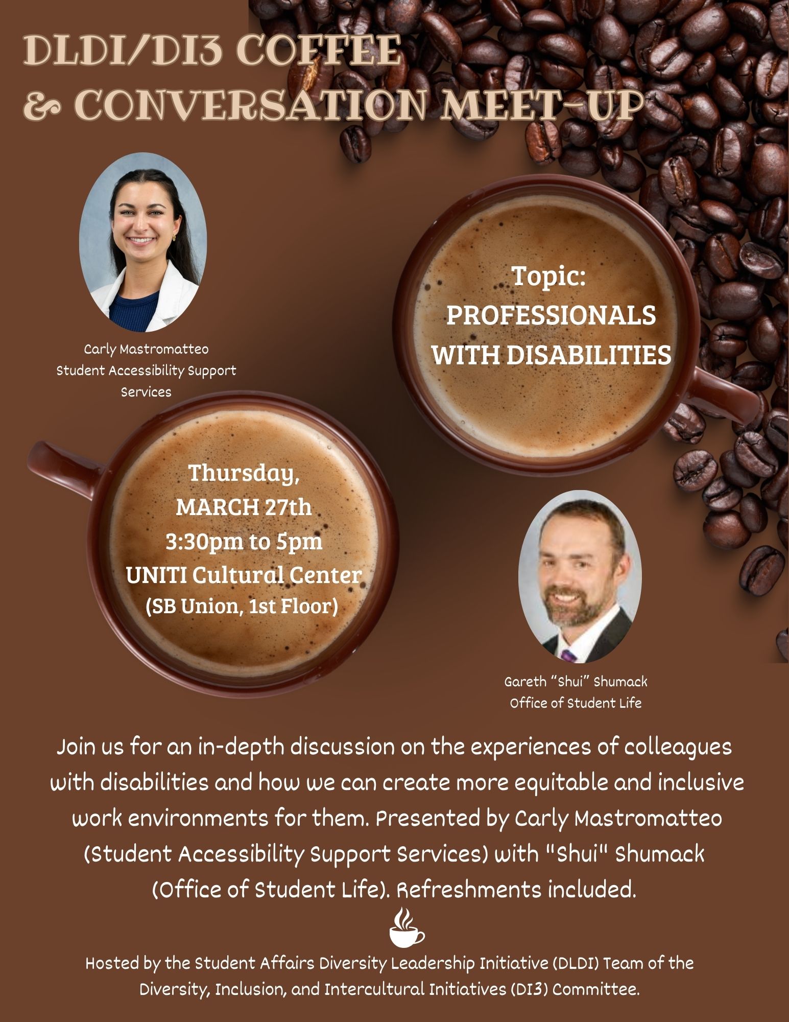 Coffee & Conversation Flyer 03.27.2025